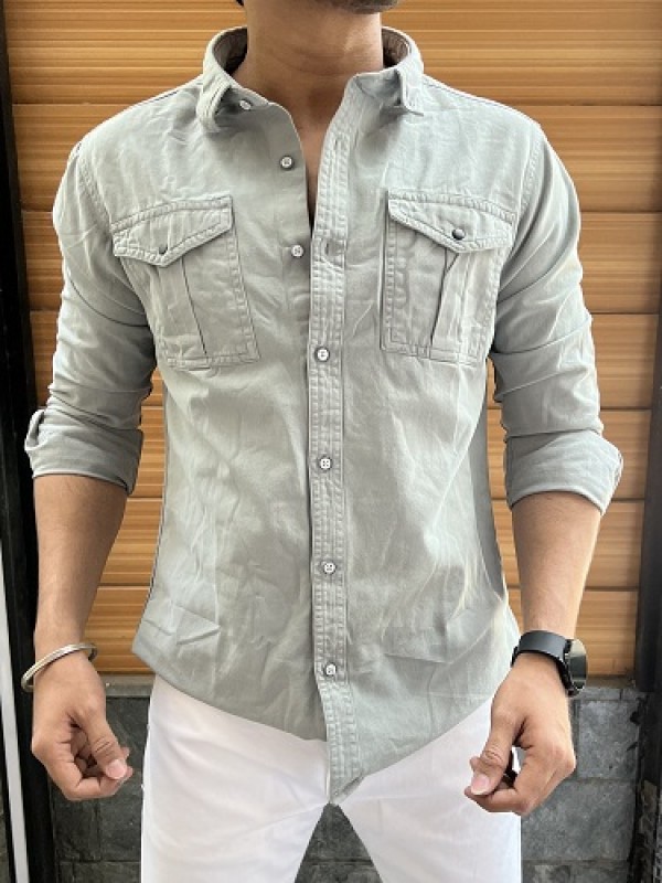 Ash colour shirt discount